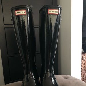 Hunter Gloss Boots tall